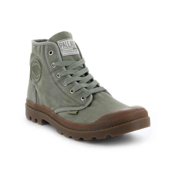 Bottes Palladium Pampa Hi Homme Vert Olive | FR FSL832E